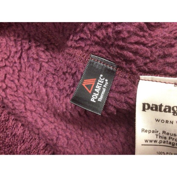 Patagonia Re Tool Snap T Polartec Fleece Pullover Snap-T Womens Sz Small Purple - Picture 9 of 11